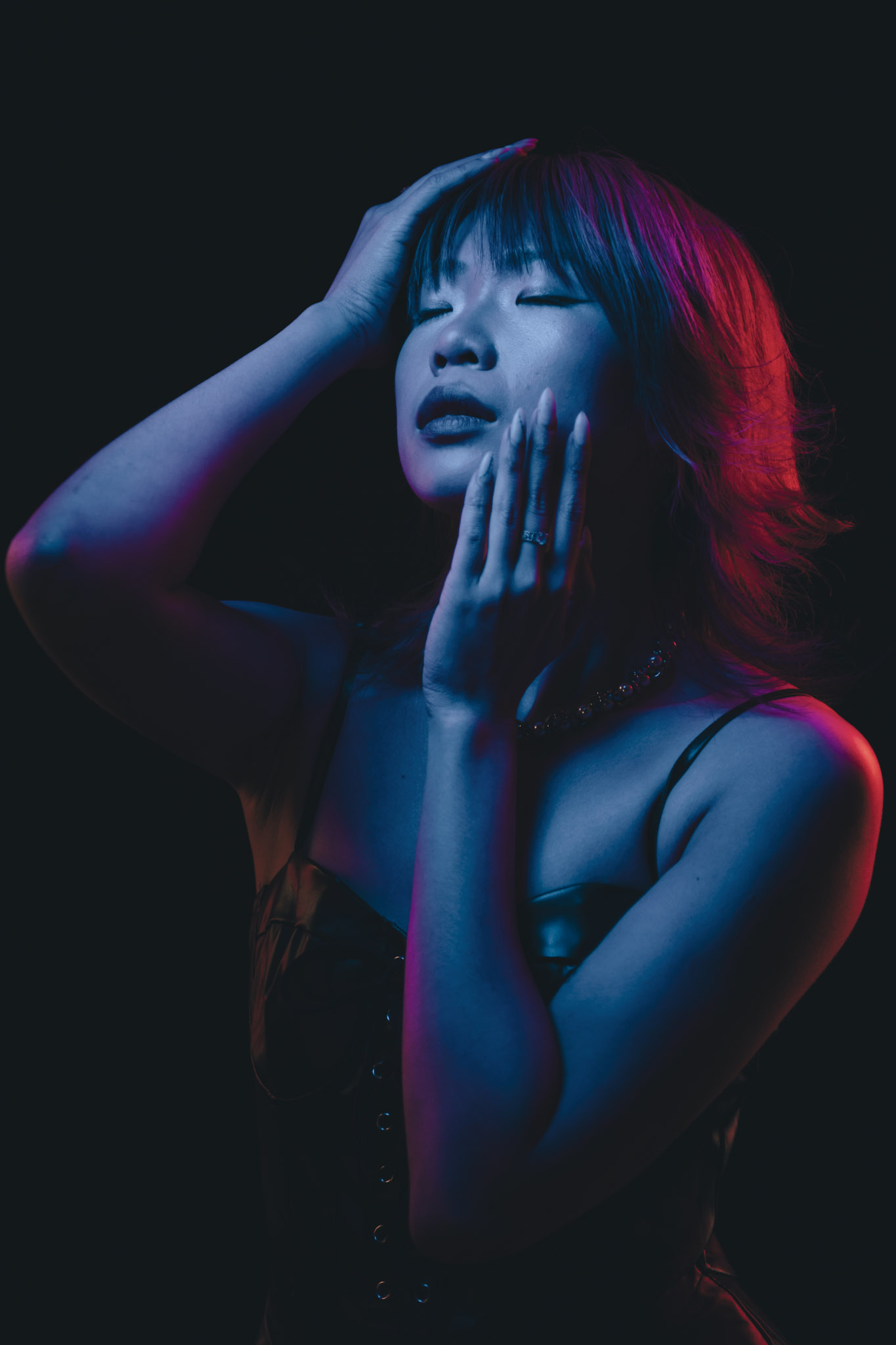 Cosmic Girl atmospheric fashion portrait