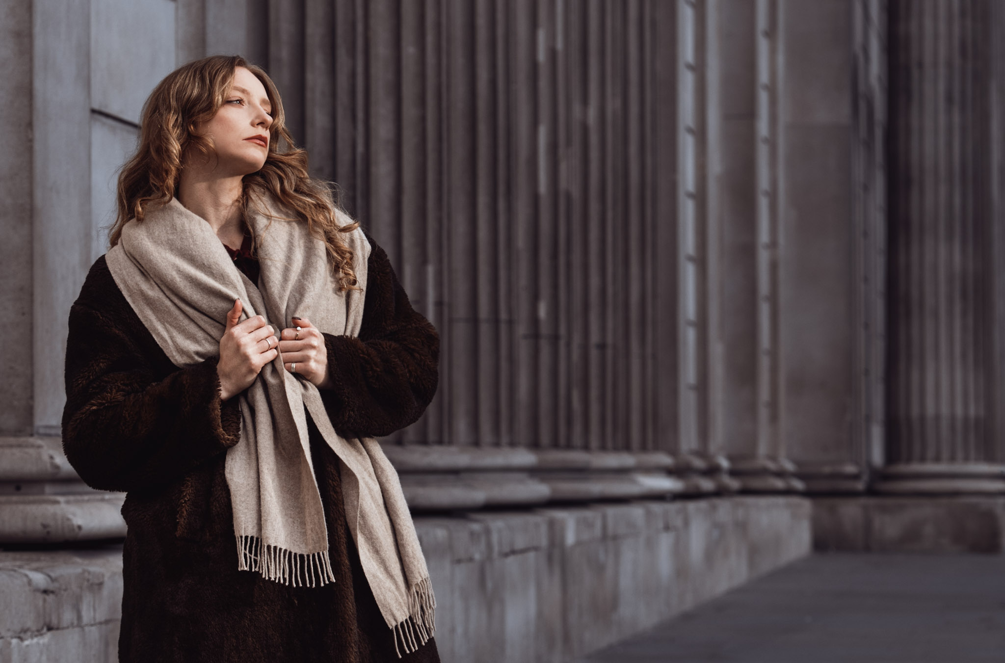Julia fashion portrait with restrained editorial styling