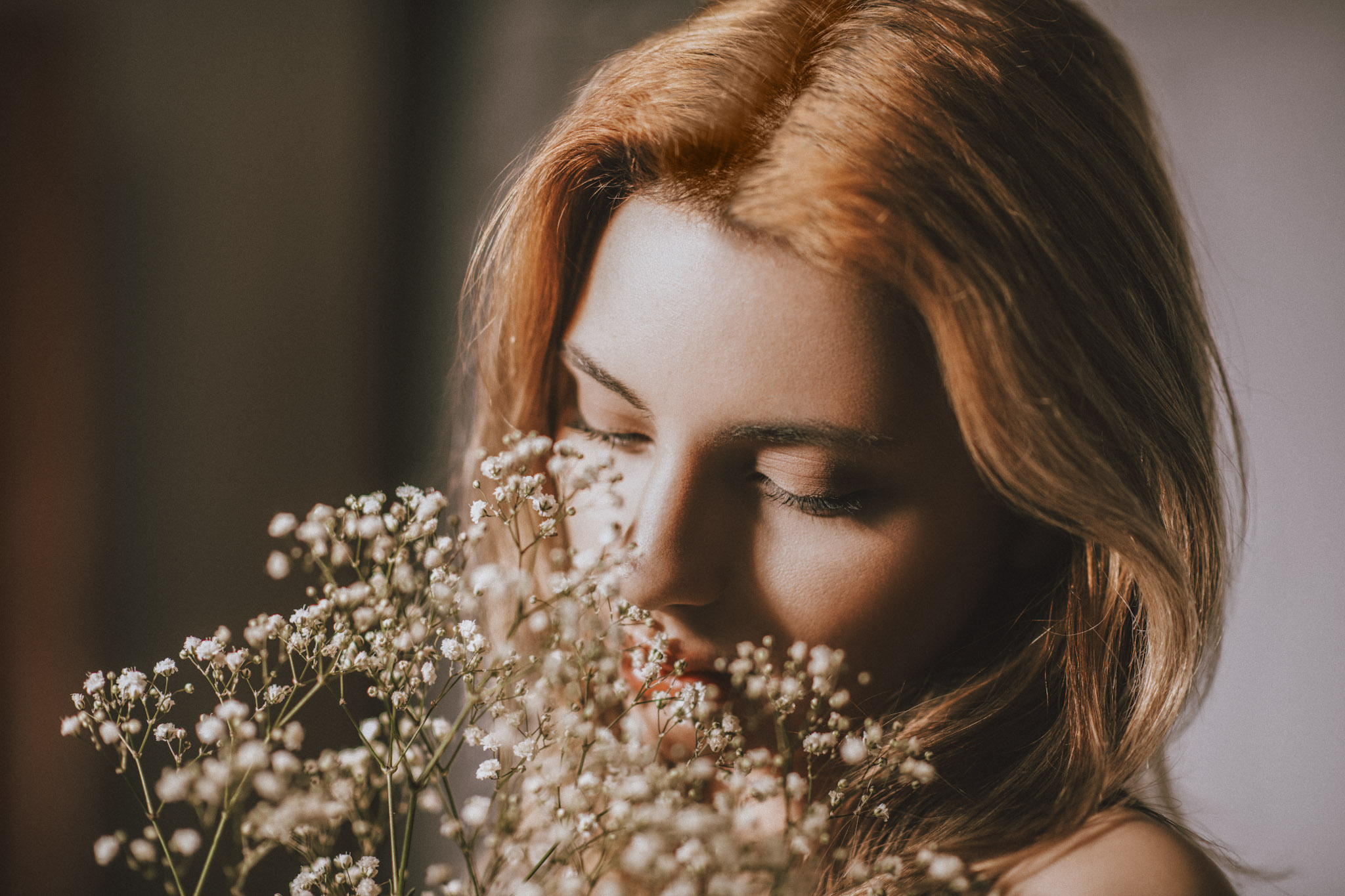 Petals fine-art portrait with softness and body