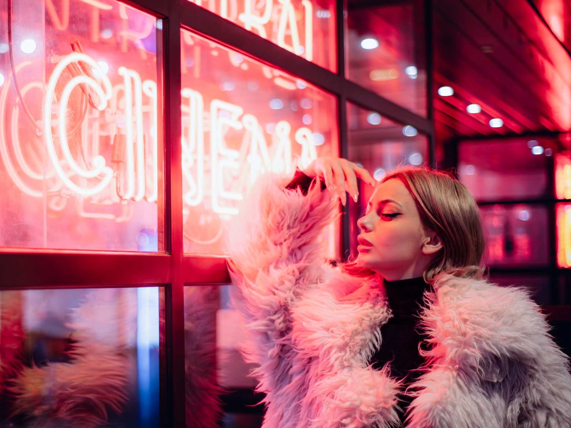 Roxana beauty portrait with cinematic colour
